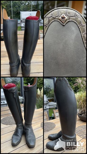 DeNiro Dressurstiefel in der Farbe fume, DeNiro Raffaello, Stefanie Warnken, Kurtki jeździeckie i kamizelki, Rückersdorf, Image 6