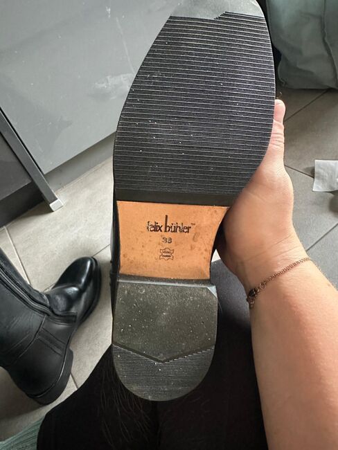 Felix Bühler Dressurstiefel,Größe 38 Höhe 45 Weite 40,Schwarz,neu, Felix Bühler, Laura , Oficerki jeździeckie, Image 3
