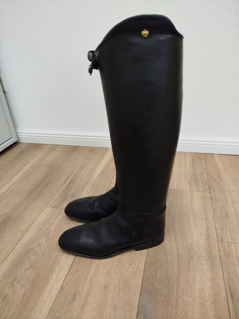 Königs Dressurreitstiefel Größe 7,5/Höhe 52 cm/Weite 38 cm, Königs Dressurreitstiefel, Modell "Favorit", Nadja Hummelsbeck, Oficerki jeździeckie, Korschenbroich, Image 5