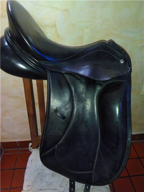 Bynamic Monoblatt Dressursattel schwarz 17,5 Zoll, Bynamic Mono , Vanessa , Dressage Saddle, Schermbeck, Image 5