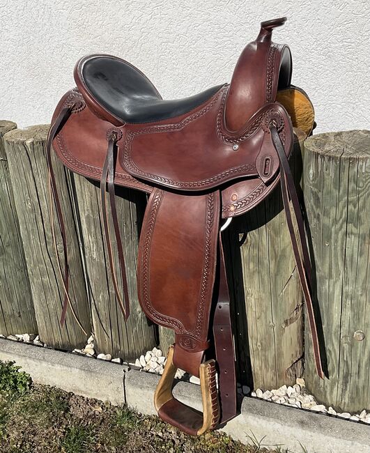 Tausch oder Verkauf. Neuwertiger Deuber Flex Fit Vario Old Style 1805, Deuber und Partner Flex Fit Vario Old Style 1805, Ines Miller, Western Saddle, Graben, Image 2