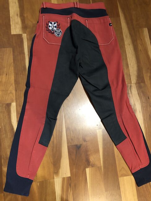 Reithose Rot Eurostar Gr.34, Eurostar , Emilie Weydert , Breeches & Jodhpurs, Kenn, Image 2