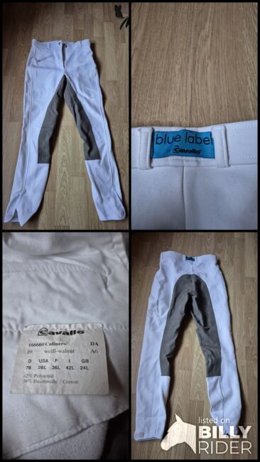 Reithose weiß Größe 76 Cavallo blue label, Cavallo  Blue label , Corinna , Breeches & Jodhpurs, Großkarlbach , Image 5