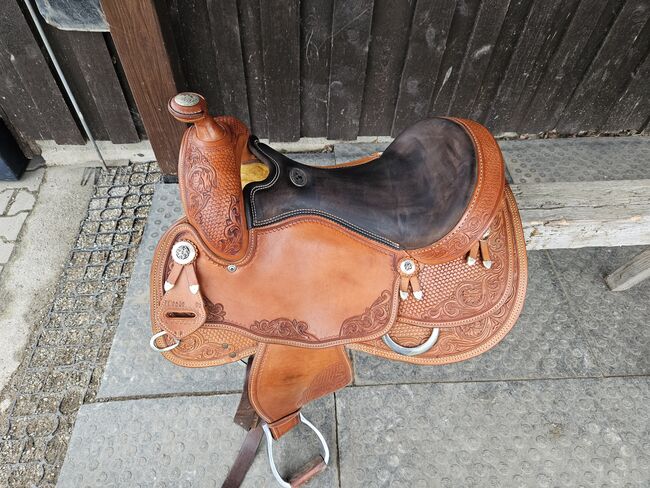 California Brand Westernsattel Typ Deuber SM Allrounder, Deuber 1030 Topline 2207 03 16, Silvia, Western Saddle, Emmering, Image 4