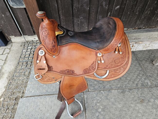 California Brand Westernsattel Typ Deuber SM Allrounder, Deuber 1030 Topline 2207 03 16, Silvia, Western Saddle, Emmering, Image 10