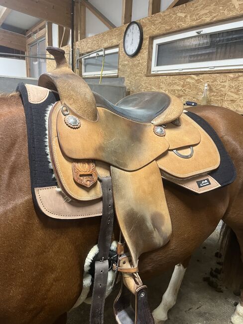 California Ranch Sattel Rough Out, California Ranch CR Definition , Melanie Treul, Western Saddle, Kematen am Innbach 