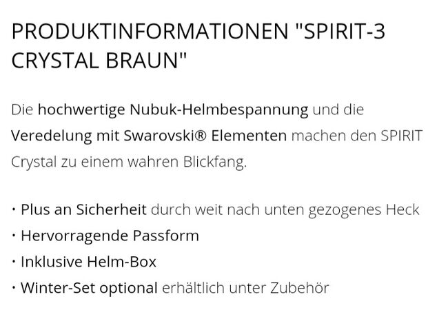 ⭐Casco - Nagelneuer Helm Spirit-3 in Größe M⭐, Casco Spirit-3 Crystal, Familie Rose, Riding Helmets, Wrestedt, Image 3