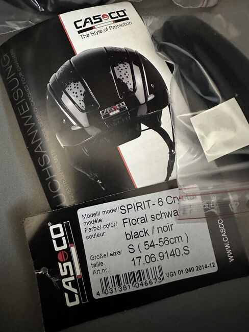 Casco Reithelm Spirit-6 Crystal schwarz, Casco Spirit-6 Crystal , Tini, Reithelme, Pilsting, Abbildung 4