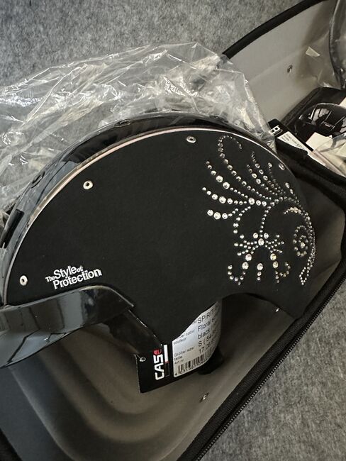 Casco Reithelm Spirit-6 Crystal schwarz, Casco Spirit-6 Crystal , Tini, Reithelme, Pilsting, Abbildung 2