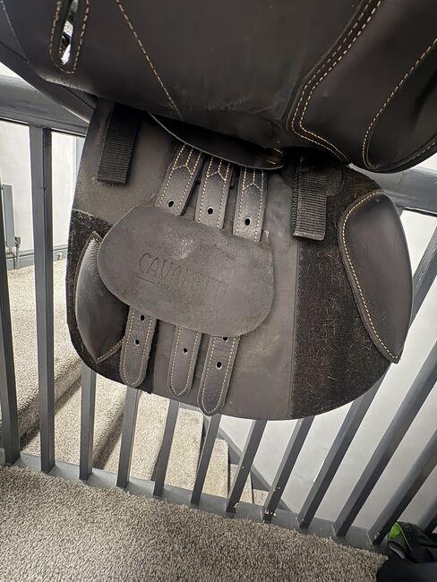 Cavaletti Collection Jump Saddle – Black Leather adjustable gullet., Cavaletti  Jump saddle , Kelly vaughan , Vielseitigkeitssattel (VS), England , Abbildung 2