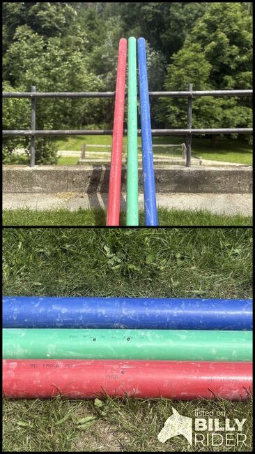 Cavalettistangen aus schlagfestem PVC von Growi, Growi, Lara , Riding Arena, Zolling, Image 3
