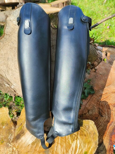 Cavallo Classic-Chap Chaps Hoppiboots Stiefelschäfte Leder schwarz Größe EH 52/36, Cavallo Classic Chap, Katrin, Half Chaps, Schwäbisch Gmünd