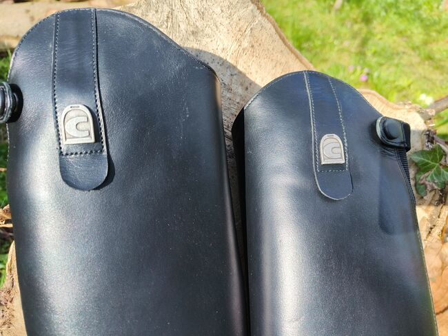 Cavallo Classic-Chap Chaps Hoppiboots Stiefelschäfte Leder schwarz Größe EH 52/36, Cavallo Classic Chap, Katrin, Half Chaps, Schwäbisch Gmünd, Image 6