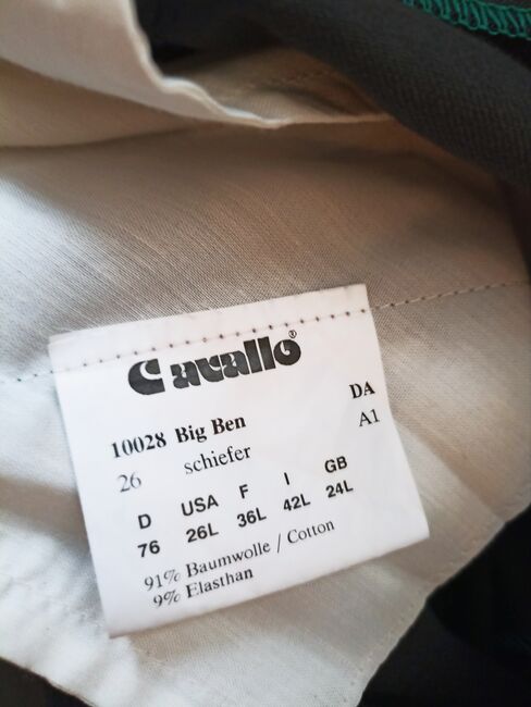 Cavallo Damen-Reithose „Big Ben“ –ungetragen– Gr.76, Cavallo  Big Ben, Jazz, Breeches & Jodhpurs, Monheim am Rhein Baumberg, Image 5