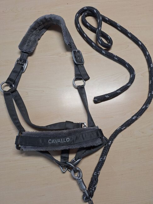 Cavallo Fellhalfter WB mit Strick grau, Cavallo  Fellhalfter, Jenna2017, Halfter, Bielefeld , Abbildung 3