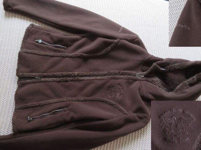 Cavallo Fleece Reitjacke Gr. M/L innen Teddy Kapuze Tunnelzug, Cavallo, sunnygirl, Reitjacken, Mäntel & Westen, München