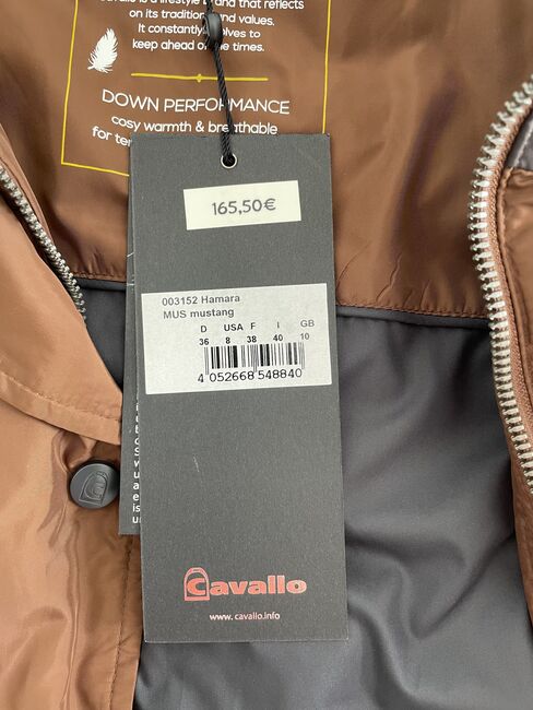 Cavallo gilet brown (feather filling)New with tags size 36 women, Cavallo, Blanca, Riding Jackets, Coats & Vests, Málaga, Image 3