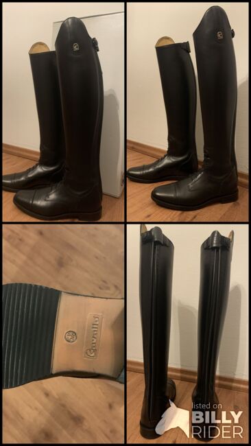 Reitstiefel Cavallo Leder Schwarz Größe 38 NEU!, Cavallo Linus Jump, Voigt, Oficerki jeździeckie, Stubben, Image 11