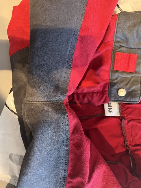 Cavallo Reithose chagall Vollleder Gr. M 38 rot hochbund neuwertig, Cavallo Chagall, Roxane, Reithosen, Wegberg, Abbildung 3