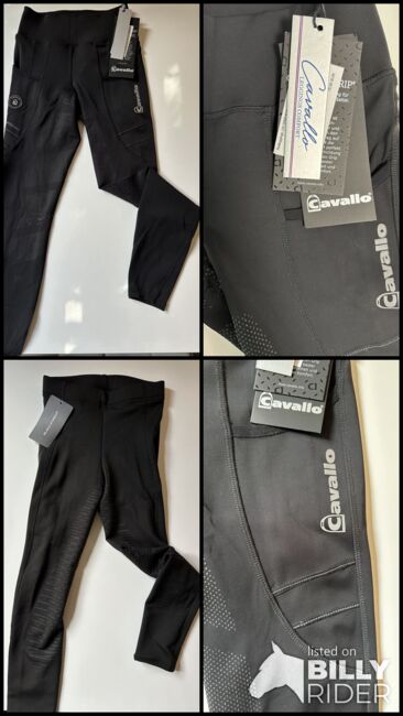 Cavallo Reitleggings in schwarz NEU !, Cavallo Reitleggings LIN Grip Kids, Natali, Children's Breeches & Jodhpurs, Hamburg, Image 12