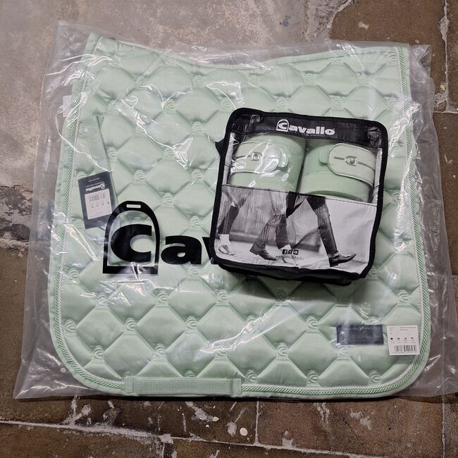 Cavallo Schabracke mit Bandagen Fresh Sage, Cavallo, ADN, Dressage Pads, Duisburg