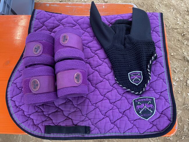 Schabracke Set Cavallo lila, Cavallo, Mareike, Dressage Pads, Steinheim