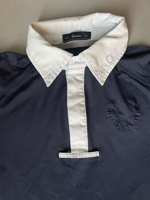 Cavallo Turniershirt Blue-Night Funktions-Piqué Größe 46, Cavallo Polo Shirt , Conny , Herren-Turnierbekleidung, Münster, Abbildung 2