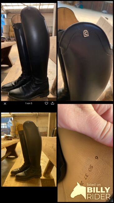 Cavallo Dressur Leder Reitstiefel CAVALINSIGNIS Slim, CAVALLO CAVALINSIGNIS , Jenny, Oficerki jeździeckie, Odenthal, Image 6