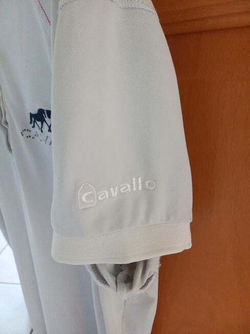 ⭐️Cavallo/Weißes Turniershirt in Größe D44⭐️, Cavallo , Familie Rose, Turnierbekleidung, Wrestedt, Abbildung 6