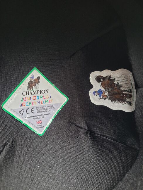 Champion Junior Plus Jockey Helmet/Skull Cap PAS015:2011 Sizes 51/6 1/4 /00, Champion Junior Plus  Skull Cap size 51, Kathy, Riding Helmets, Chester, Image 6