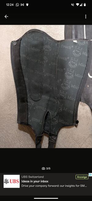 Chaps Schwarz, Beatrice , Half Chaps, Basel , Image 3