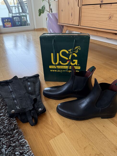 Chaps + Stiefelschäfte - sehr gut erhalten, USG, Sophia, Half Chaps, Mühlhausen