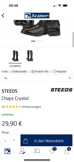 Chaps Crystal STEEDS, STEEDS, Kim, Half Chaps, Testorf-Steinfort, Image 2