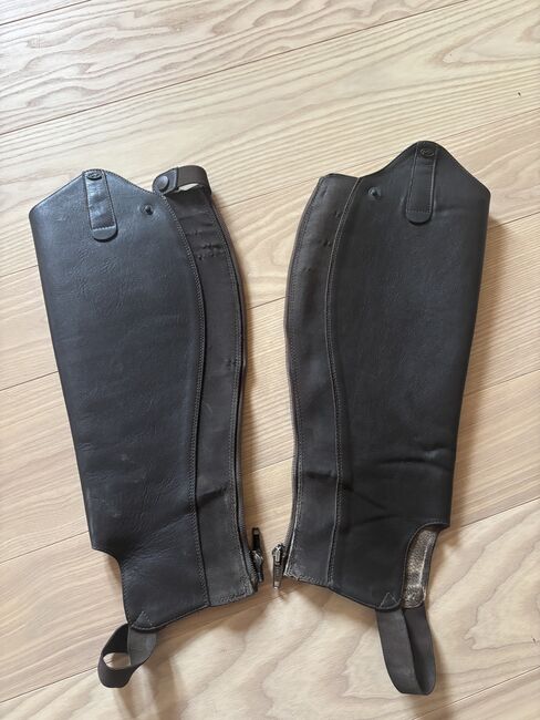 Chaps Vollleder Braun, Felix Bühler 46 35 MN, Felix Bühler, Alaska, Half Chaps, Stans