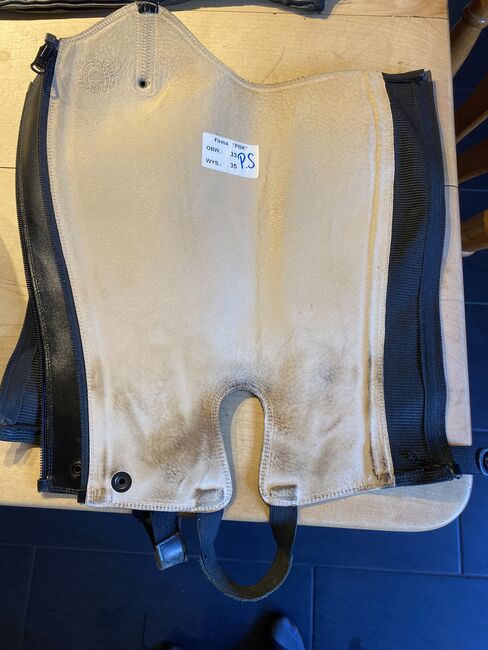 Chaps Reitletten XS fast wie neu, Leder schwarz, PBK, Erika , Half Chaps, Delligsen , Image 3