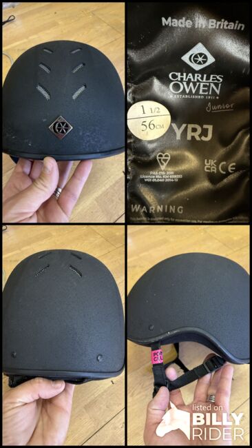 Charles Owen Black Riding hat, Charles Owen, Eve Murphy, Kaski, Warwick, Image 7