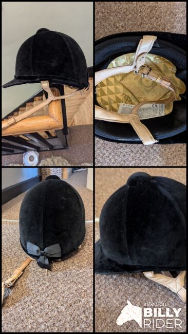 Charles Owen velvet riding hat, Charles Owen , Sarah Louise Jones, Riding Helmets, Treharris, Image 6