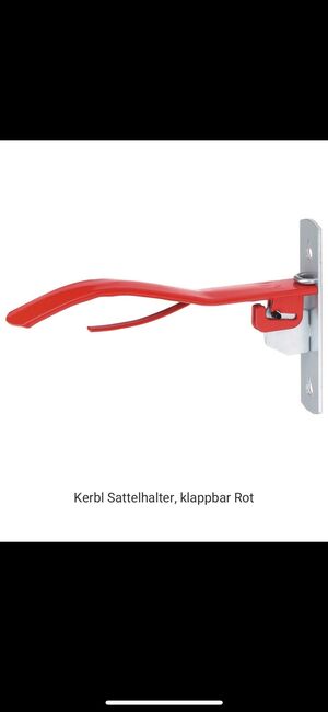 Kerbel Sattelhalter rot, Kerbel Sattelhalter rot, N.Holm-Claußen, Saddle Accessories, Velbert