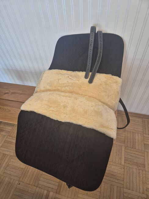 Christ Bareback Iberica Plus Lammfellsattel WB, Christ Fellsattel, Angelika , Lambskin Pad, Essen , Image 4