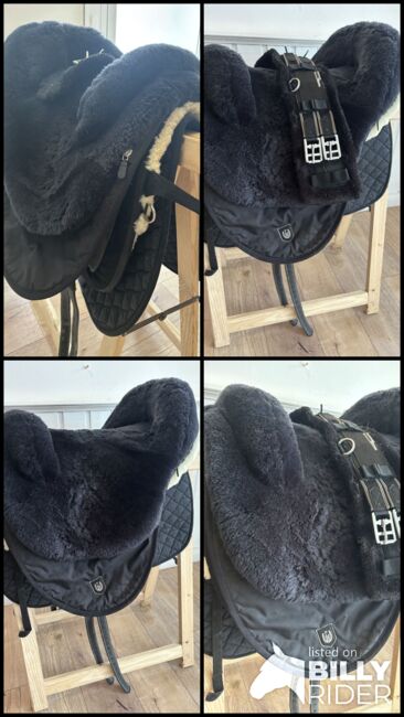 Christ  Cloud Lammfellsattel WB mit Pauschen, wie neu, Christ , Michele Schueller, Lambskin Pad, Leiblfing, Image 5