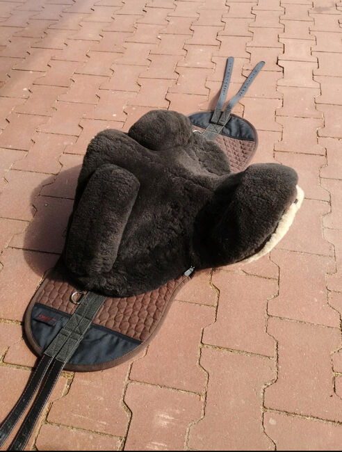 Christ Fellsattel Premium plus Gr. Pony, braun, Christ Premium plus, Lucie, Lambskin Pad, Wittlich, Image 3