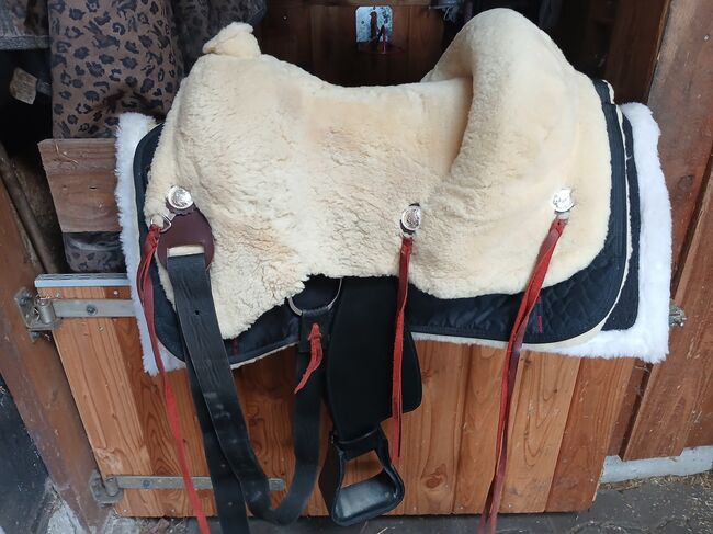 Christ Fellsattel Western Daimond Plus, Christ Daimond plus , Mandy Schwarze , Lambskin Pad, Oerlinghausen 