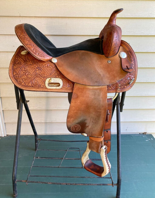 Circle Y The Proven Barrel Saddle 16”, Circle Y, Molly, Western Saddle, Columbiaville, Image 2