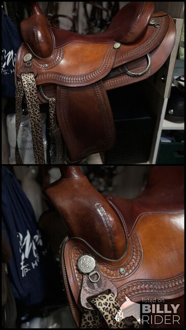 Circle Y Westernsattel 16“ SQ, Circle Y Roping, Merle , Western Saddle, Jerrishoe, Image 3