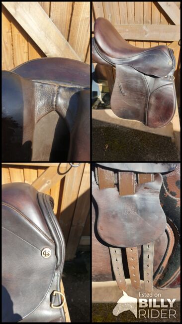Cliff Barnsby English leather saddle, Cliff Barnsby, Noel Kenning, Vielseitigkeitssattel (VS), Bristol, Abbildung 17