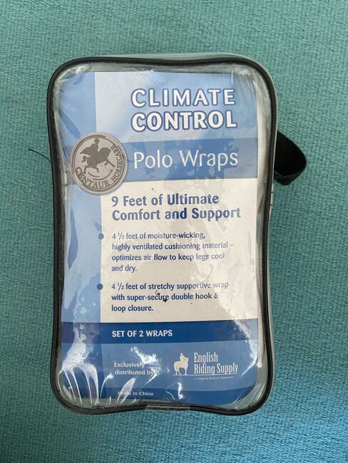 Climate Control Polo Wraps Bandagen weiß, Julia, Horse Bandages & Wraps, Villach