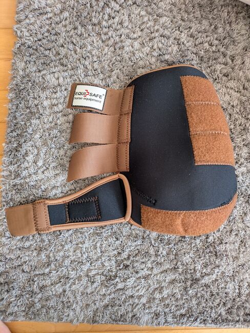 Fesselkopfgamasche Colorado - schwarz/braun Größe M, Equisafe  Colorado , Laura , Tendon Boots, Essen, Image 4
