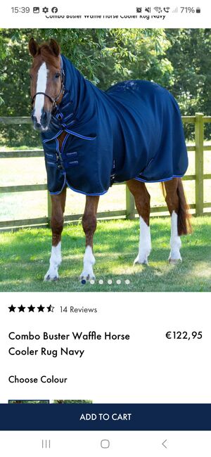 Combo Buster Waffle Horse Cooler Rug 6'9, Premier equine , Larissa gehrke , Pferdedecken, Soltau, Abbildung 3