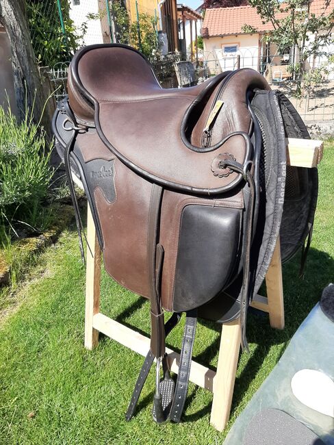 !!! Komplettset !!! Barefoot Cherokee Baumlos-Sattel, Barefoot Cherokee, Kathrin Pfaffmann, Treeless Saddle, Bissersheim , Image 4