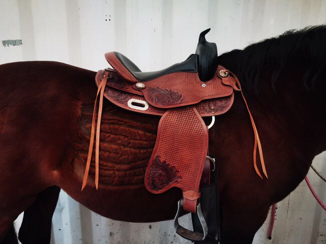 KOMPLETTSET Neuw Baumloser Westernsattel ä Deuber Silverado A&M, A&M Zuni , Jana Volkmann Volkmann, Saddles, Lage, Lippe, Image 12